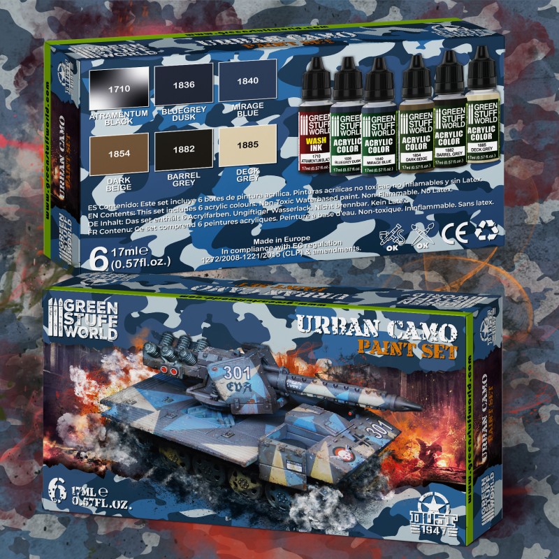 Paint Set - Urban Camo 3