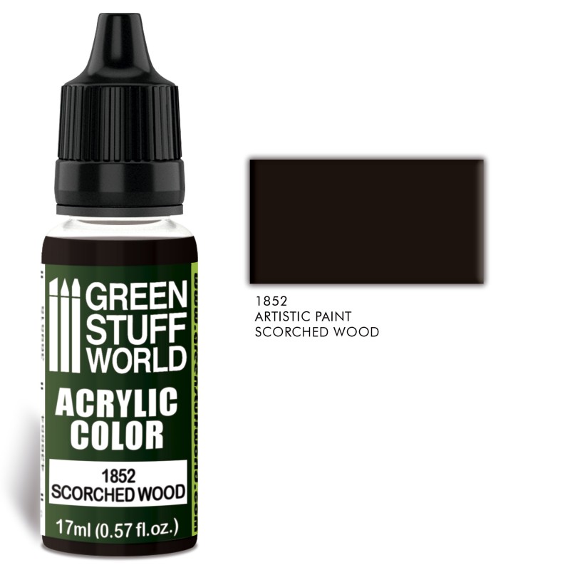 Acrylic Color SCORCHED WOOD 1