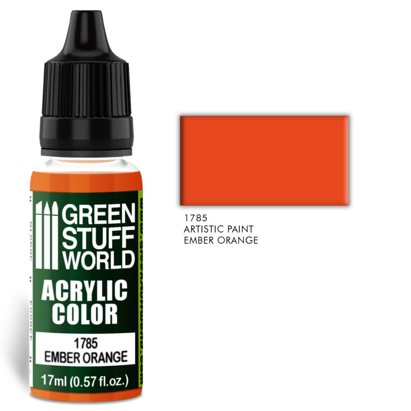 Acrylic Color EMBER ORANGE 1
