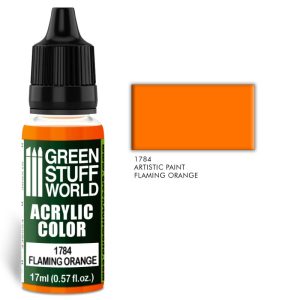Acrylic Color FLAMING ORANGE 1