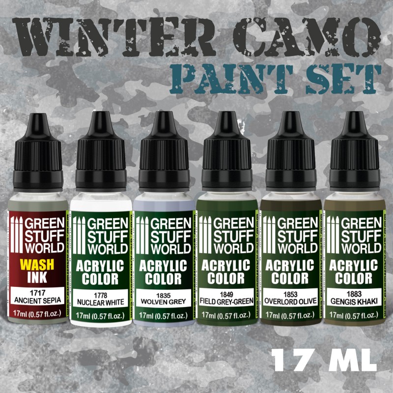 Paint Set - Winter Camo 2