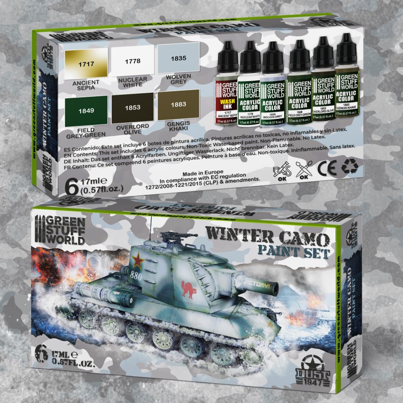 Paint Set - Winter Camo 3