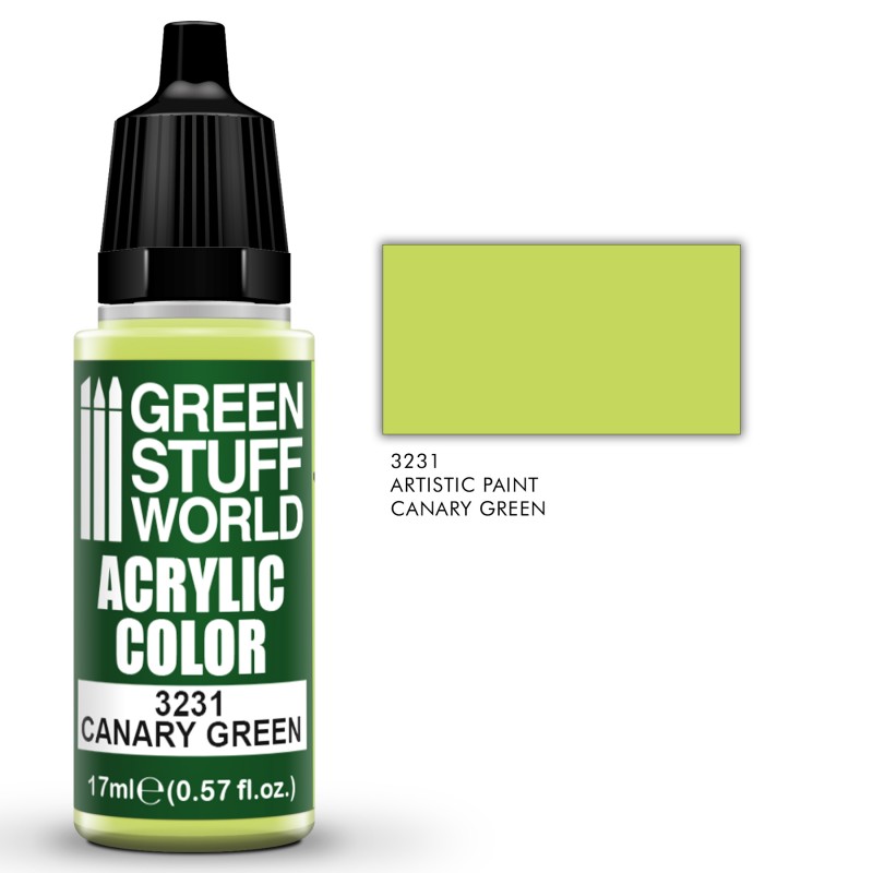 Acrylic Color CANARY GREEN 1