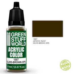 Acrylic Color: Olive - Brown Ops 1
