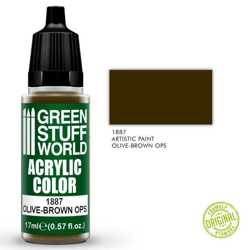 Acrylic Color: Olive - Brown Ops 1