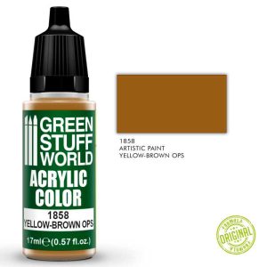 Acrylic Color: Yellow - Brown Ops 1