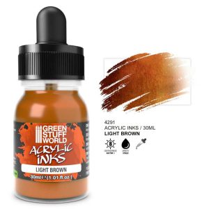 Acrylic Ink Opaque- Light Brown 1