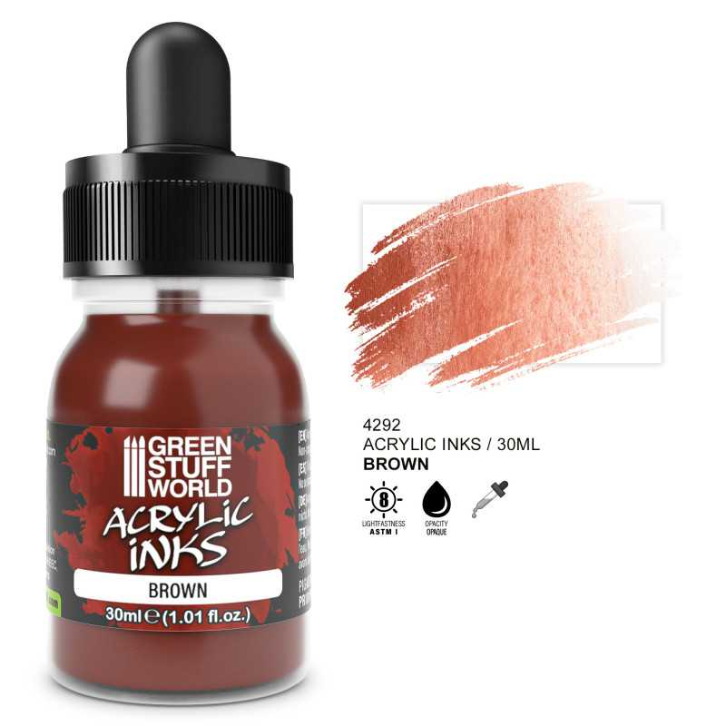 Acrylic Ink Opaque - Brown 1