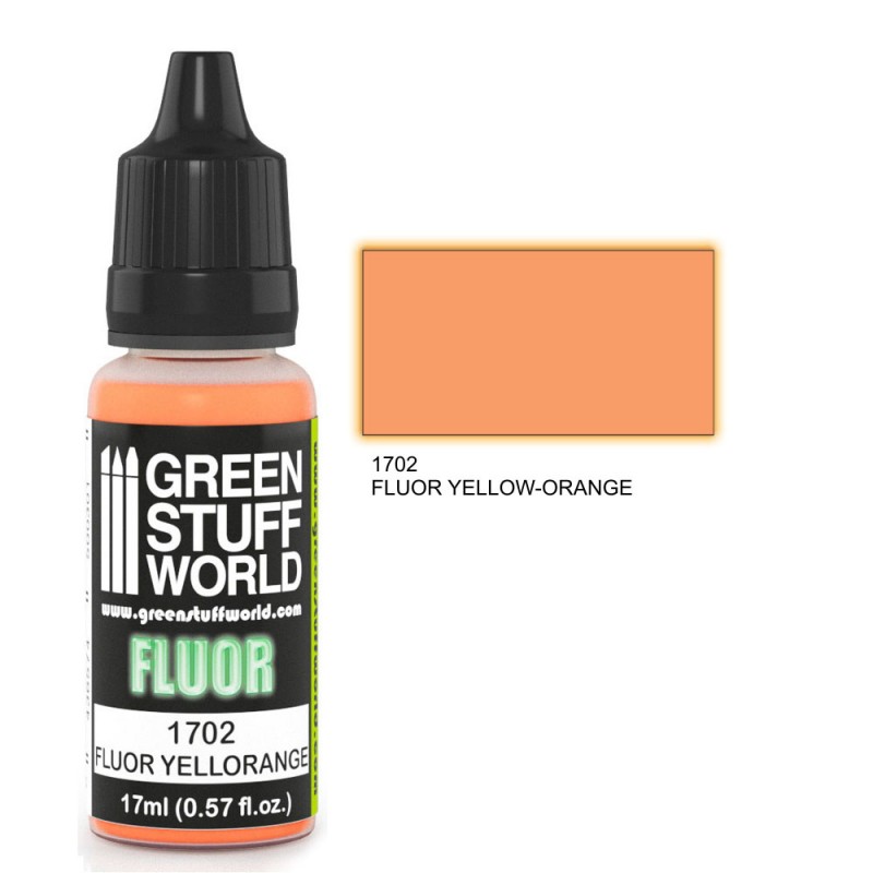 Fluor Paint YELLOW-ORANGE 1