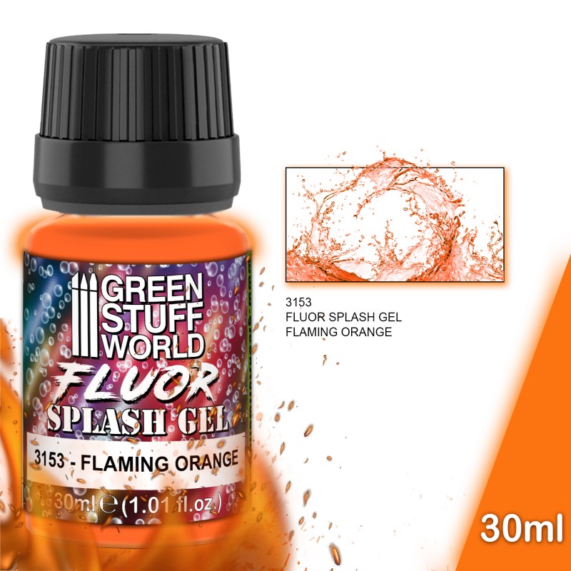 Splash Gel - Flaming Orange 1