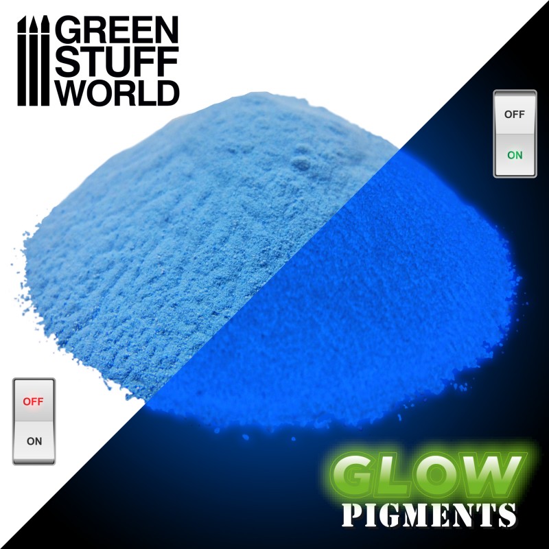 Glow in the Dark Pigment - SPACE BLUE 2