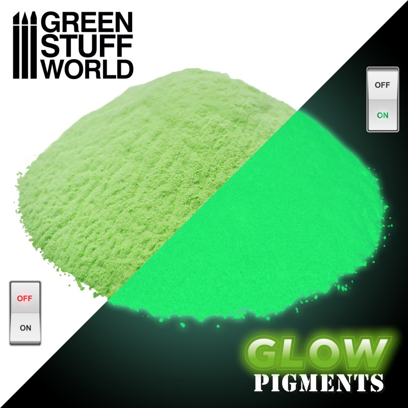 Glow in the Dark Pigment - SOUL GREEN 2