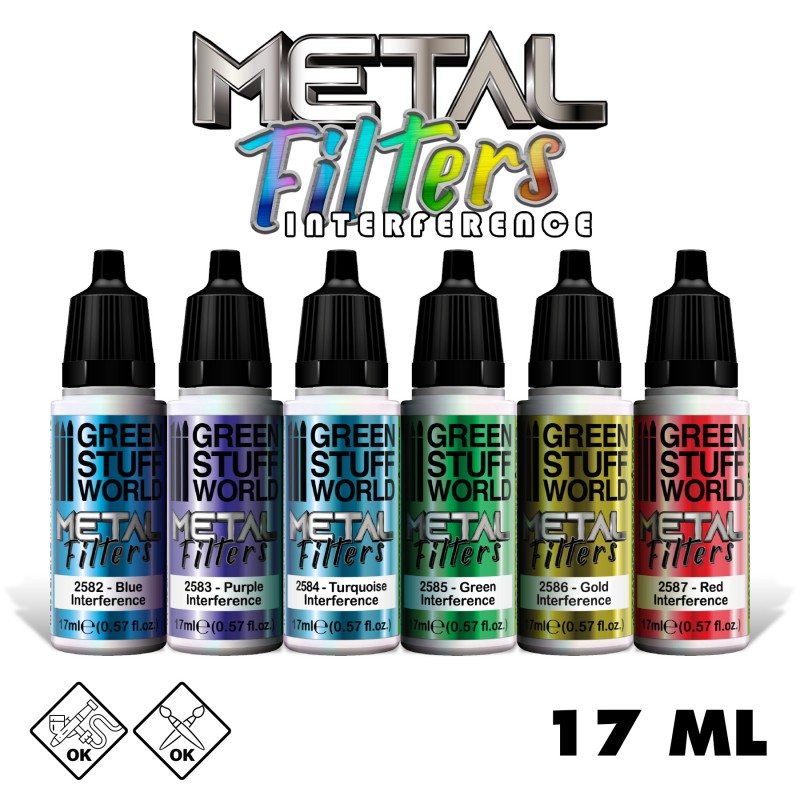Set Metal Filters - Interference Colours 3