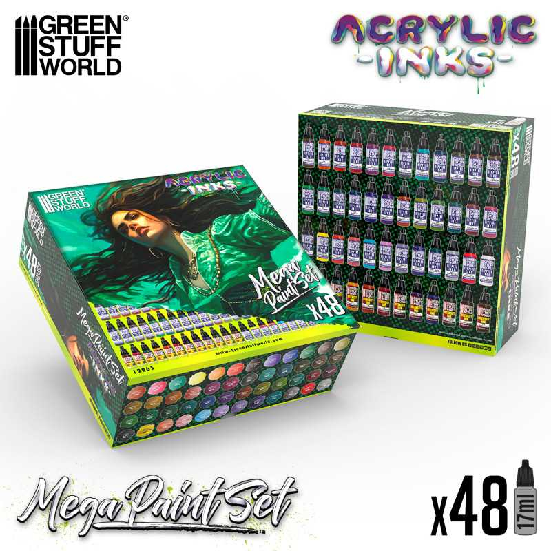 Acrylic Dipping Ink Mega Paint Set 1