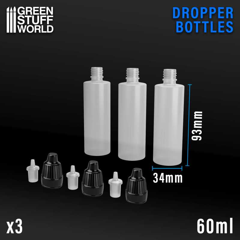 60ml Bottles Pack x3 2