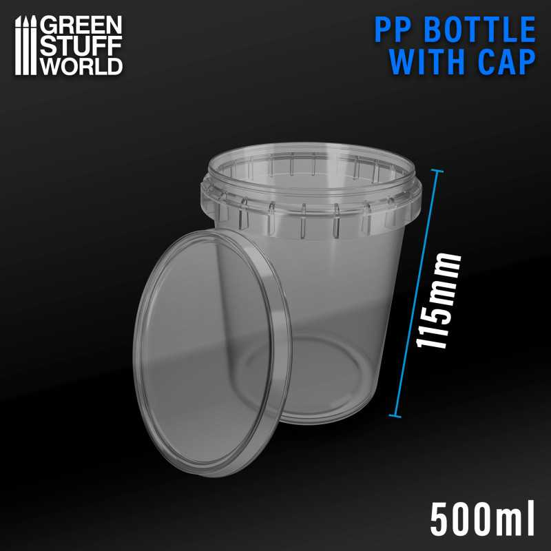 500ml PP bottle with Cap 2