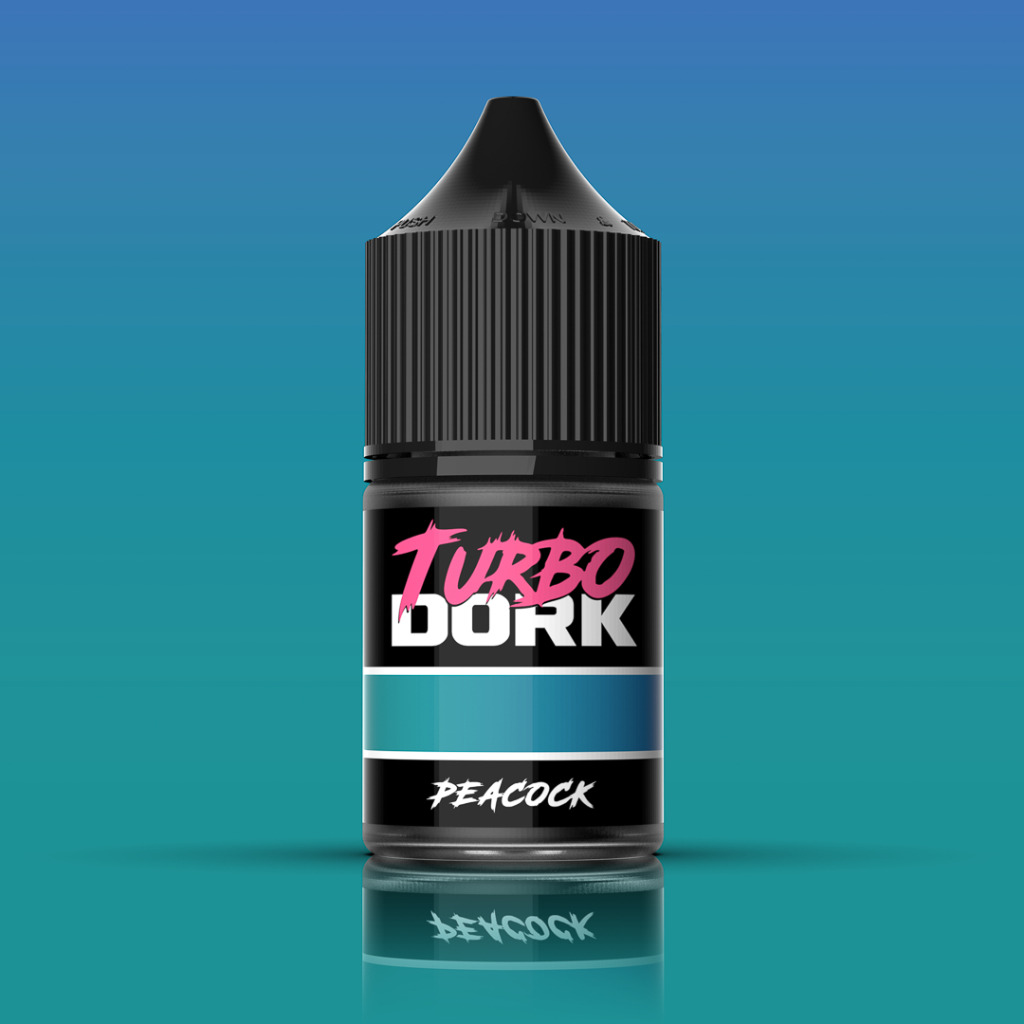 Turbo Dork: Peacock TurboShift Acrylic Paint 22ml Bottle 1