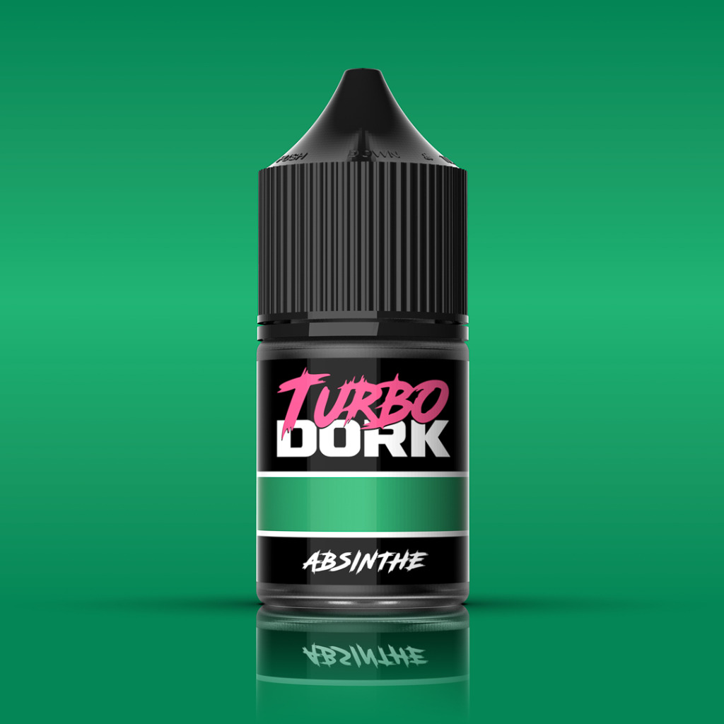 Turbo Dork: Absinthe Metallic Acrylic Paint 22ml Bottle 1