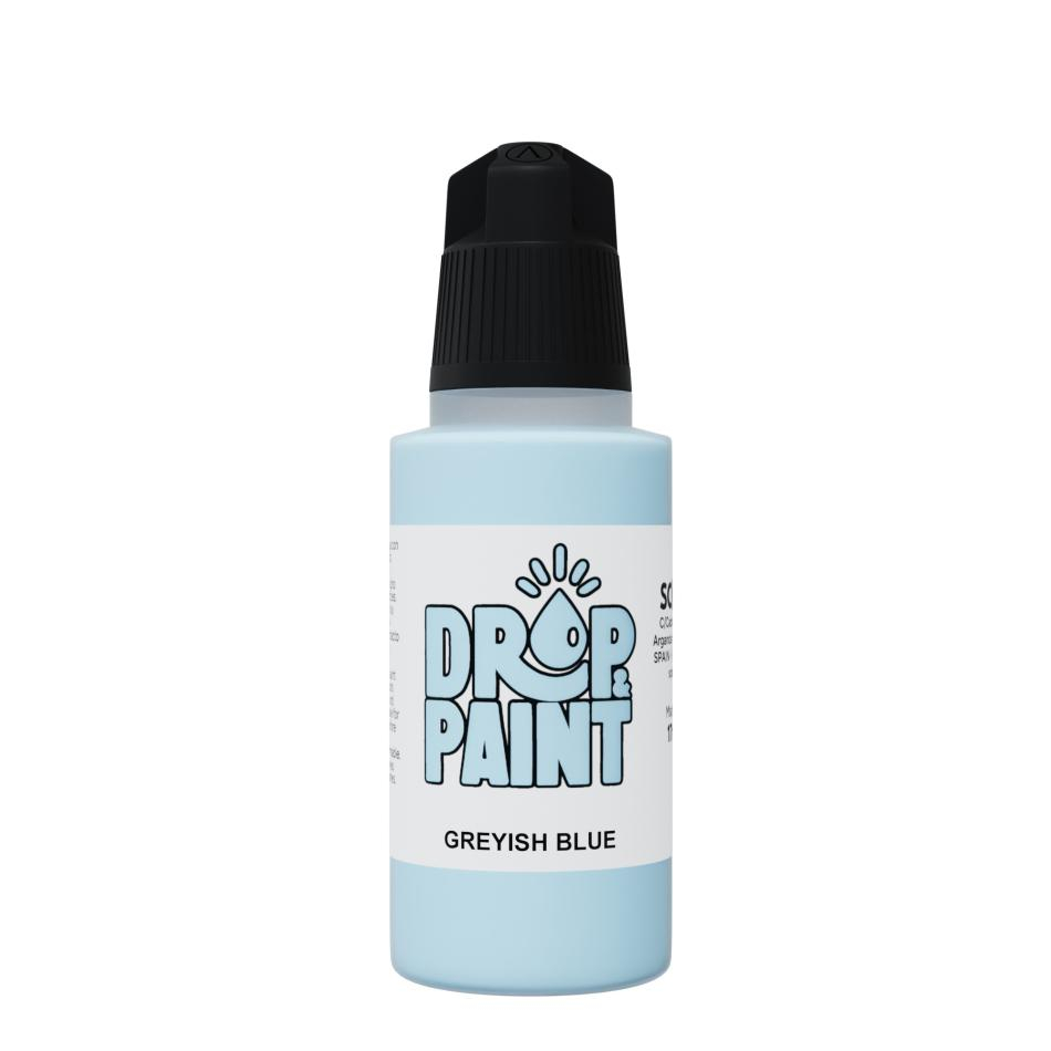 Drop & Paint: Greyish Blue 1