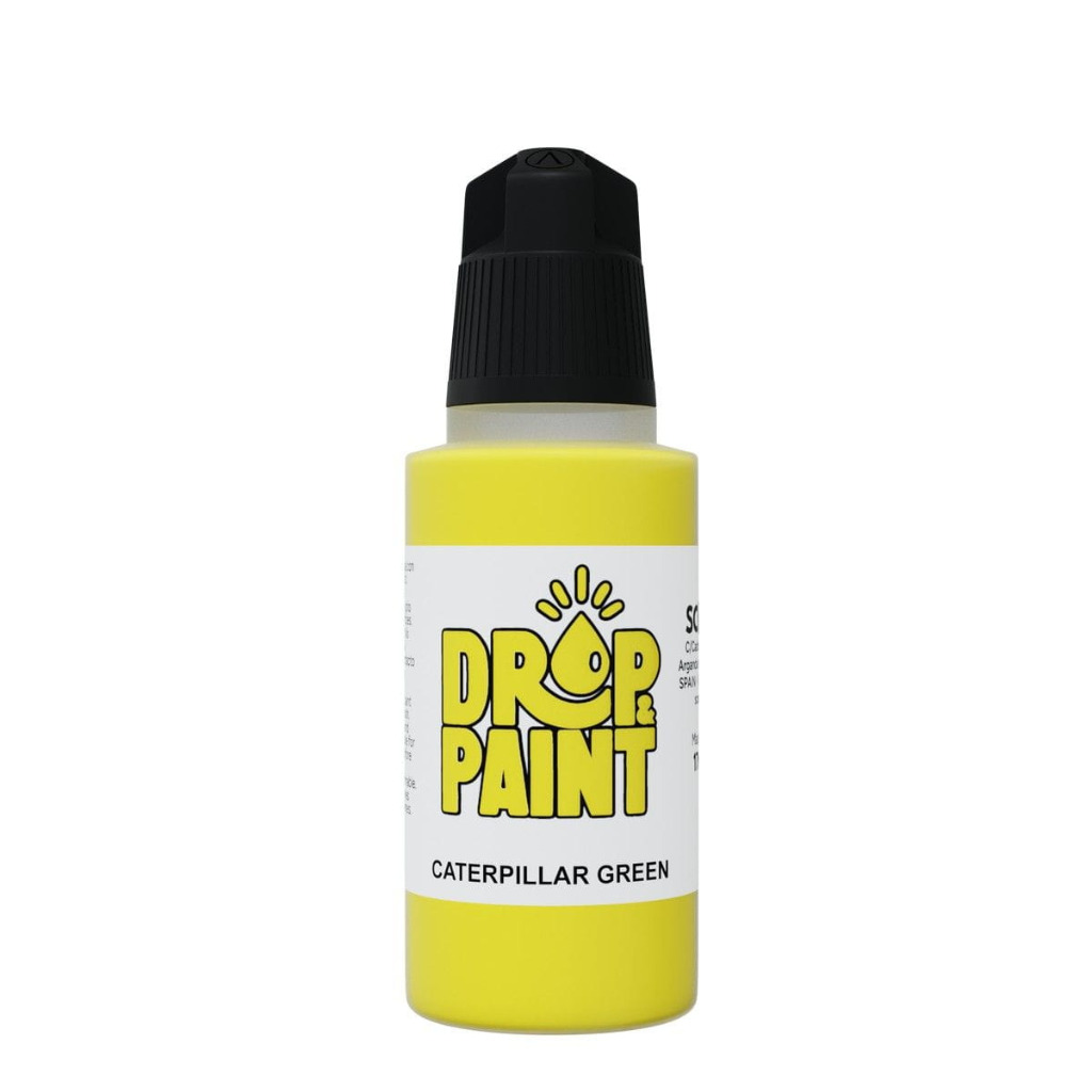 Drop & Paint: Caterpillar Green 1