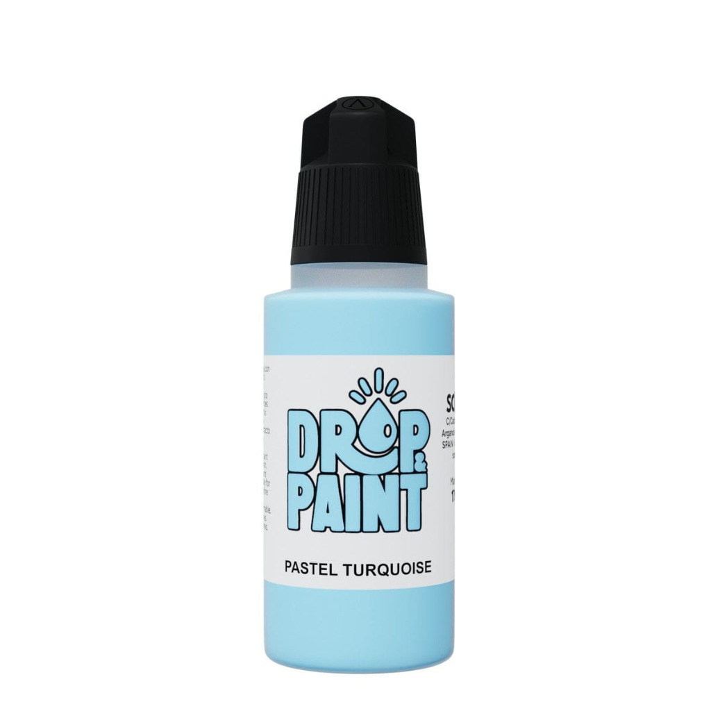 Drop & Paint: Pastel Tuquoise 1