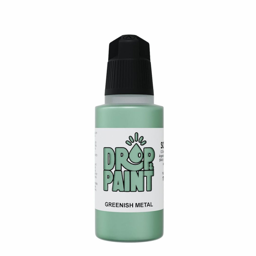 Drop & Paint: Greenish Metal 1