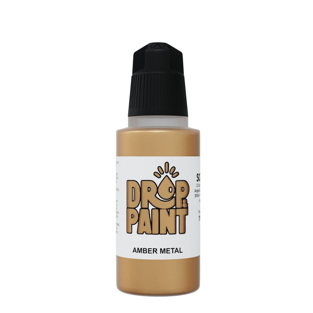 Drop & Paint: Amber Metal 1