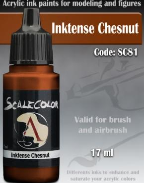 Scale Color: Inktense Chestnut 1
