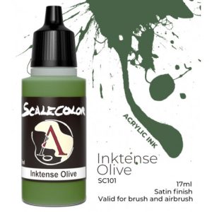 FX Fluor Experience: Inktense Olive 1