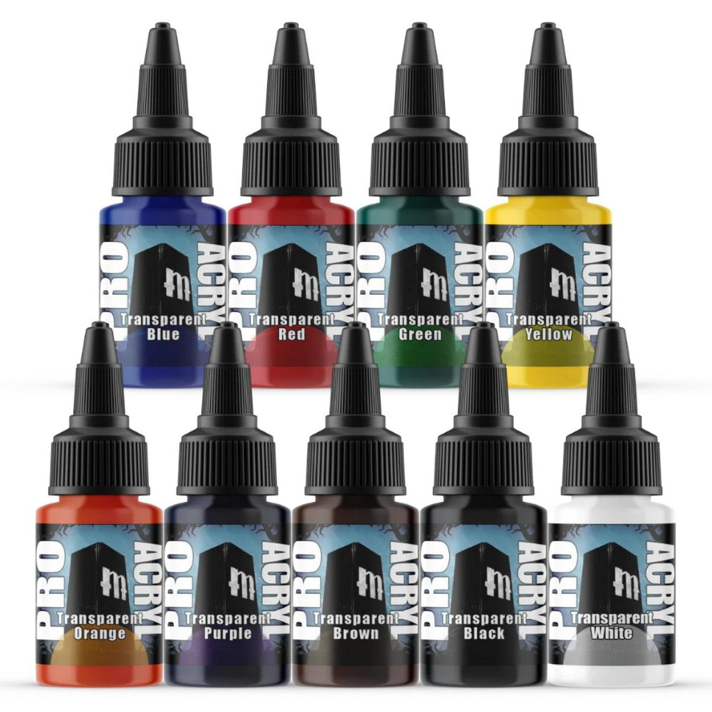 Pro Acryl - Expansion Set #2 - Transparents - 9 Colors 2