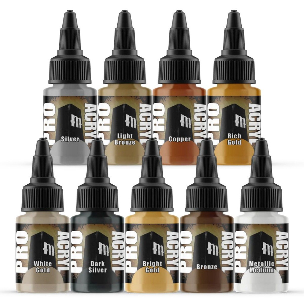 Pro Acryl - Metallic Set - 9 Colors 2