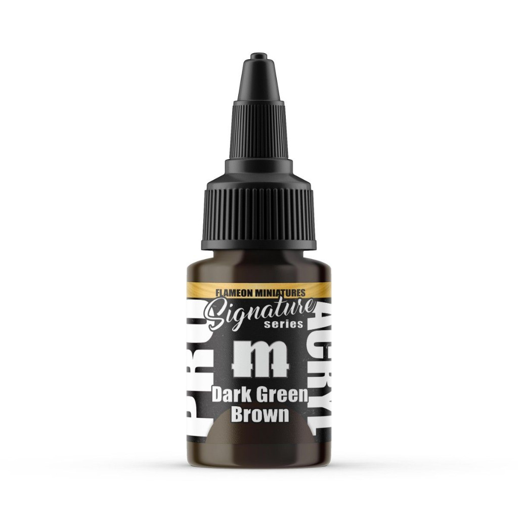 Pro Acryl Signature - Flameon - Dark Green Brown 22ml 1