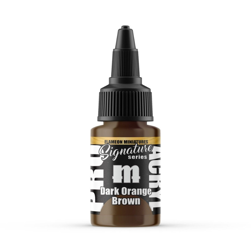 Pro Acryl Signature - Flameon - Dark Orange Brown 22ml 1