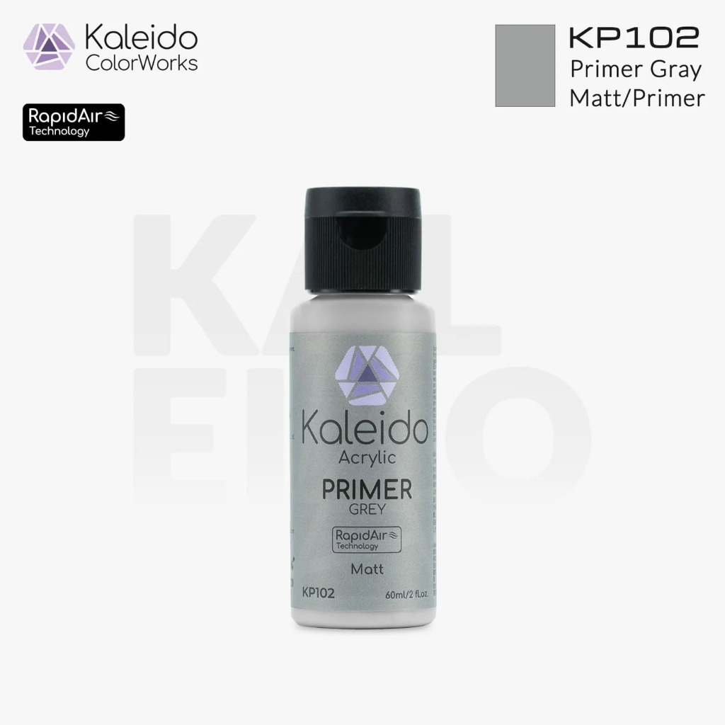 Kaleido Colorworks - Primer Gray 60ml Pack of 6 1