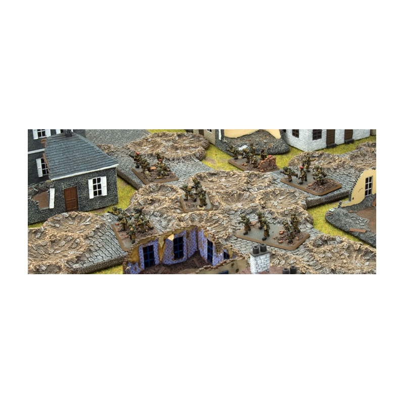 Flames of War: Cratered Cobblestone Roads 3