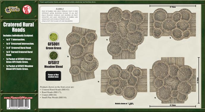 Flames of War: Cratered Rural Roads 2