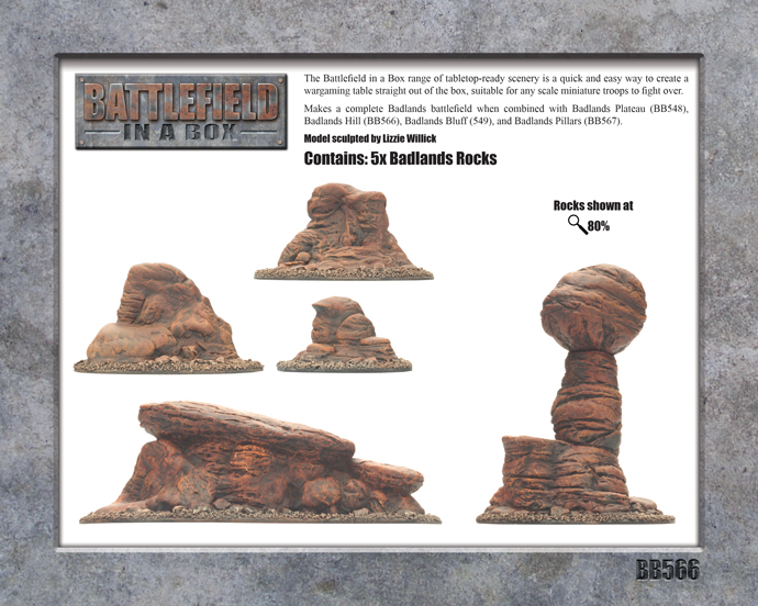 Battlefield in a Box: Badlands Tors (Mars) 2