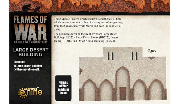 Flames of War: Large Desert Building 2