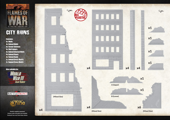Ruined City Building (Plastic) 2