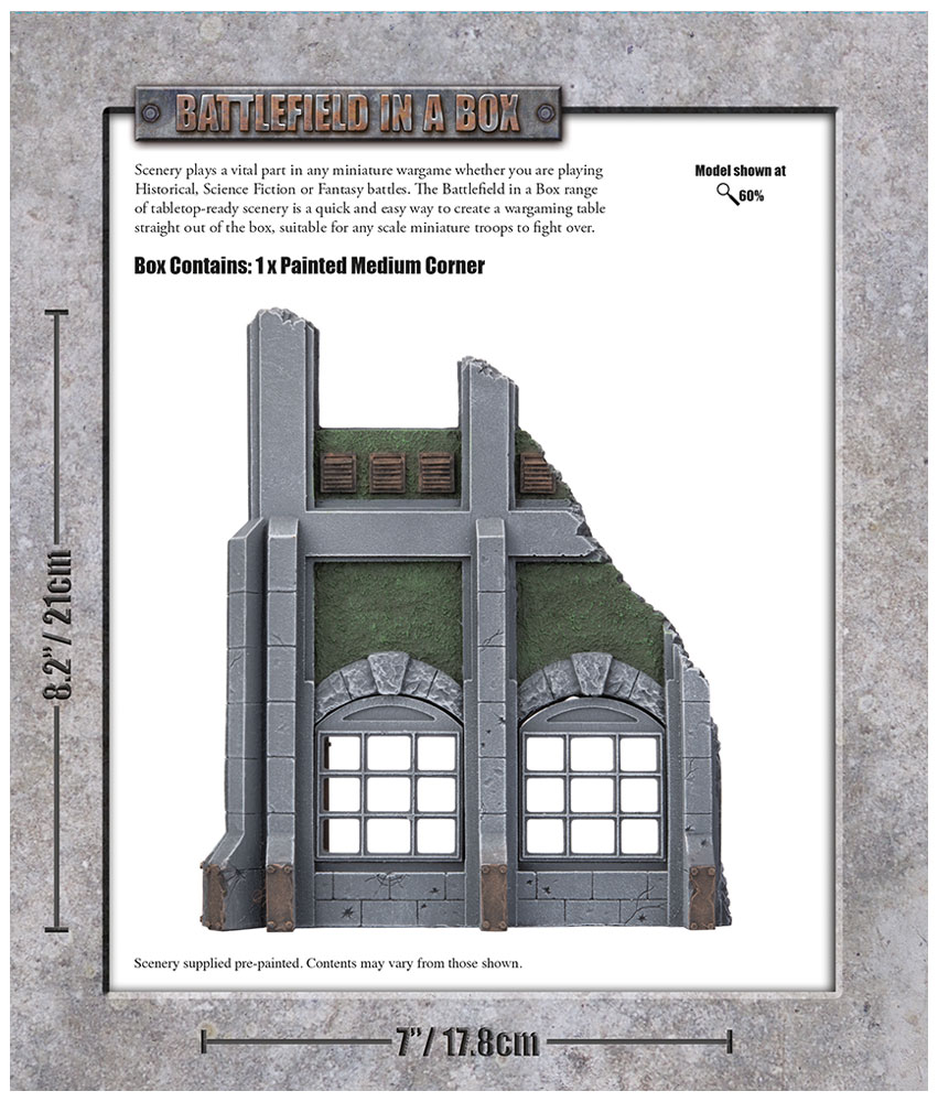 Gothic Industrial - Medium Corner (x1) - 30mm 2