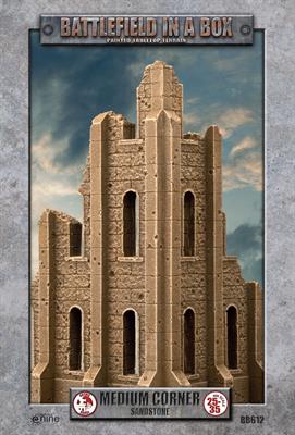 Gothic Battlefields - Medium Corner - Sandstone 1