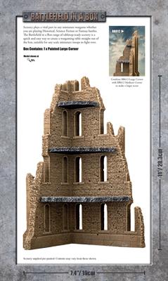 Gothic Battlefields - Large Corner - Sandstone 2