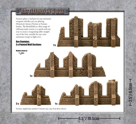 Gothic Battlefields - Ruined Walls - Sandstone 2