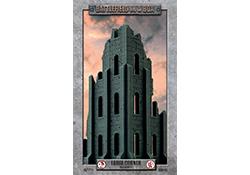 Gothic Battlefields: Large Corner Ruin - Malachite (x1) 2