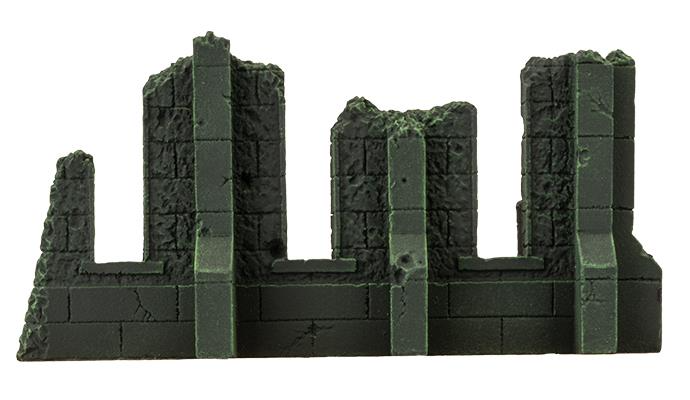 Gothic Battlefields: Ruined Walls - Malachite (x5) 3
