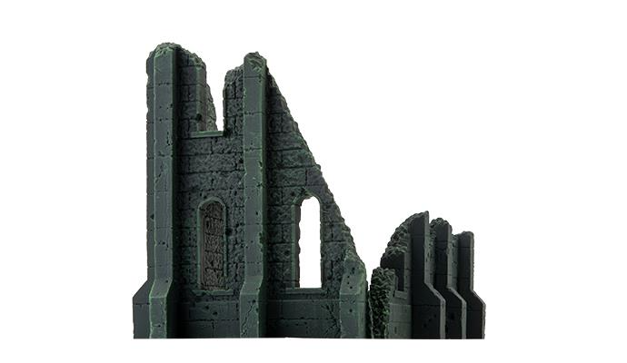 Gothic Battlefields: Small Corner Ruins - Malachite (x2) 3