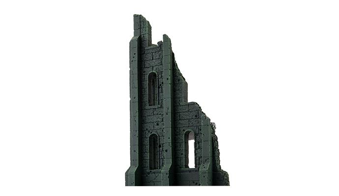 Gothic Battlefields: Medium Corner Ruin - Malachite (x1) 3