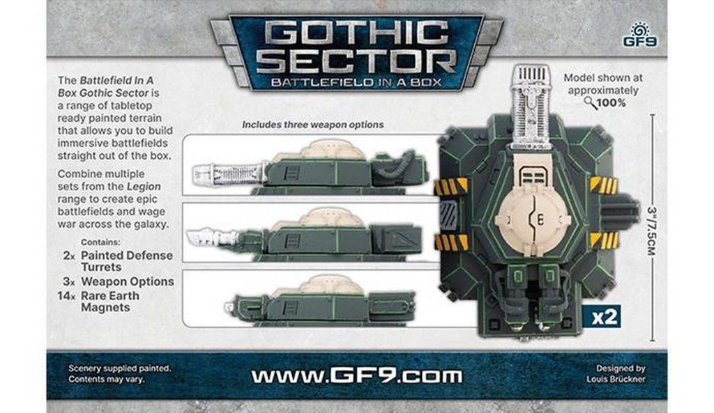 Gothic Sector: Legion Defense Turrets (x2) 3