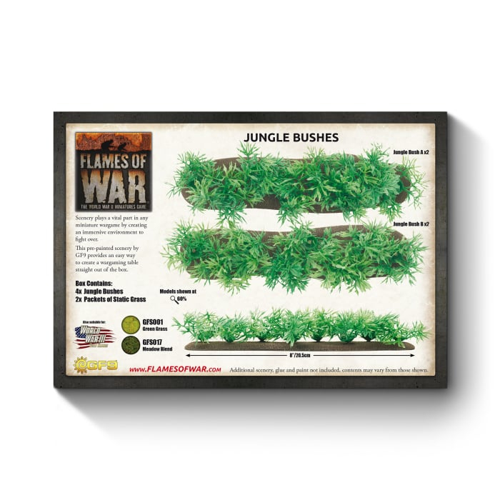 Features: Jungle Bushes (x4) 3