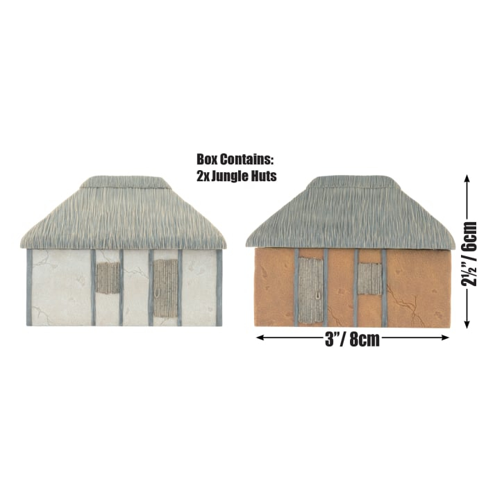 Features: Jungle Huts (x2) 3
